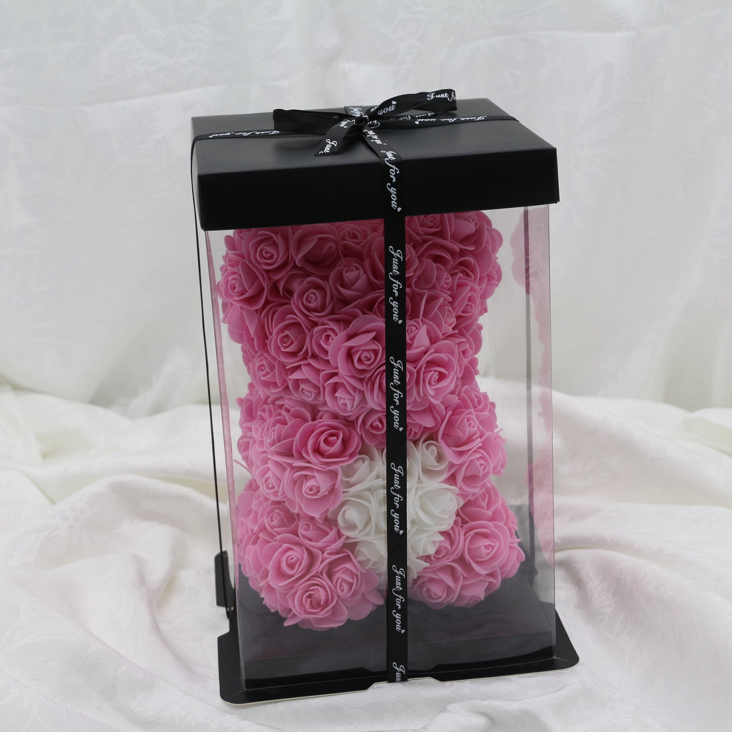 Fuchsia with Heart Bear - 25cm