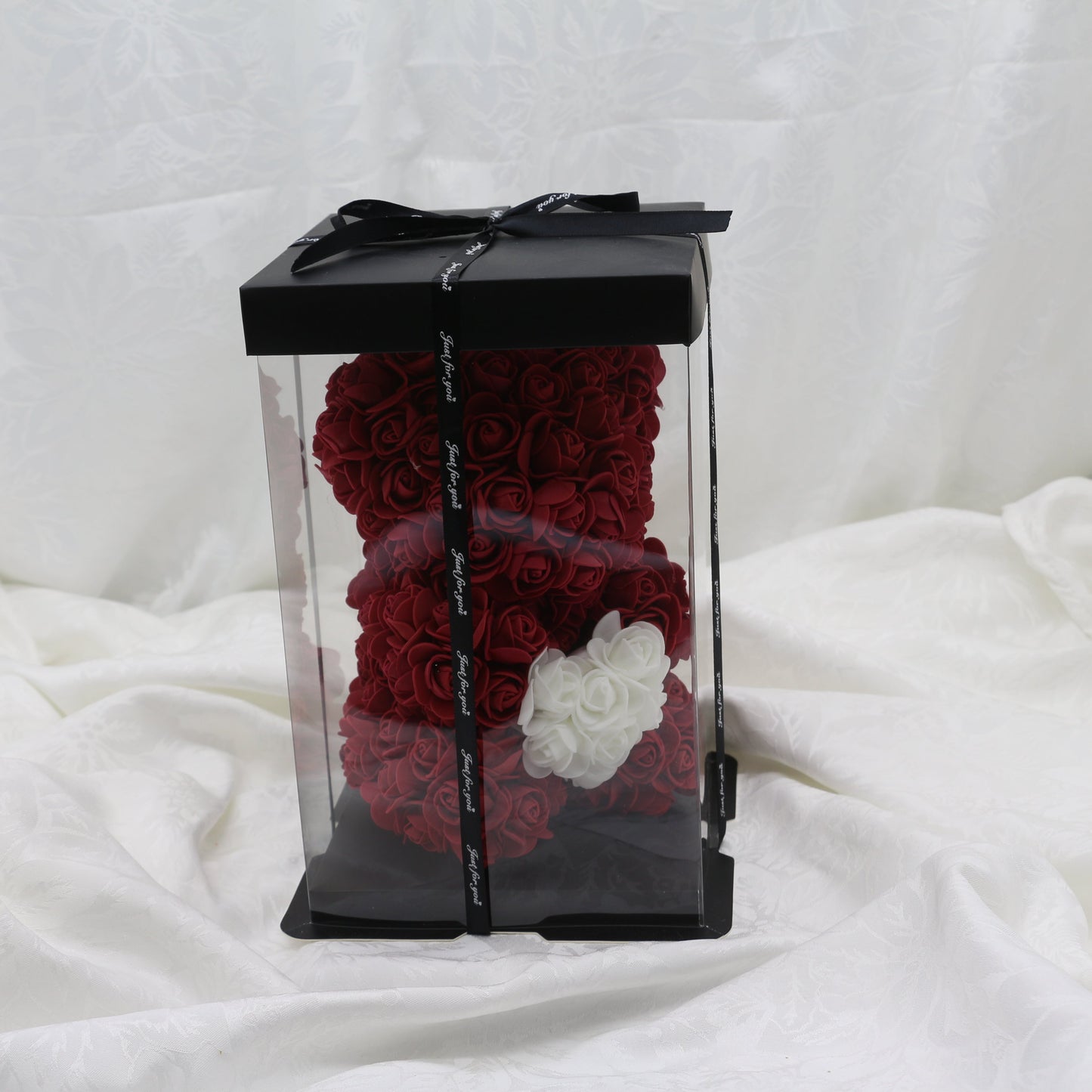 Scarlet with Heart Bear - 25cm