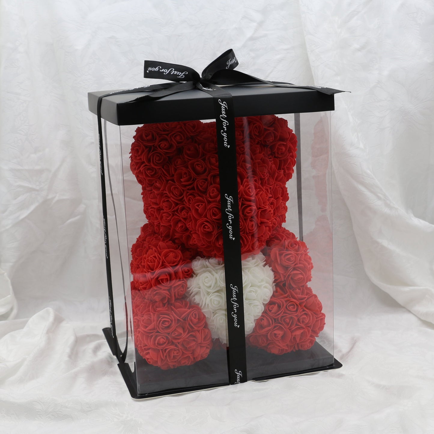 Large Blaze with White Heart Bear - 40cm