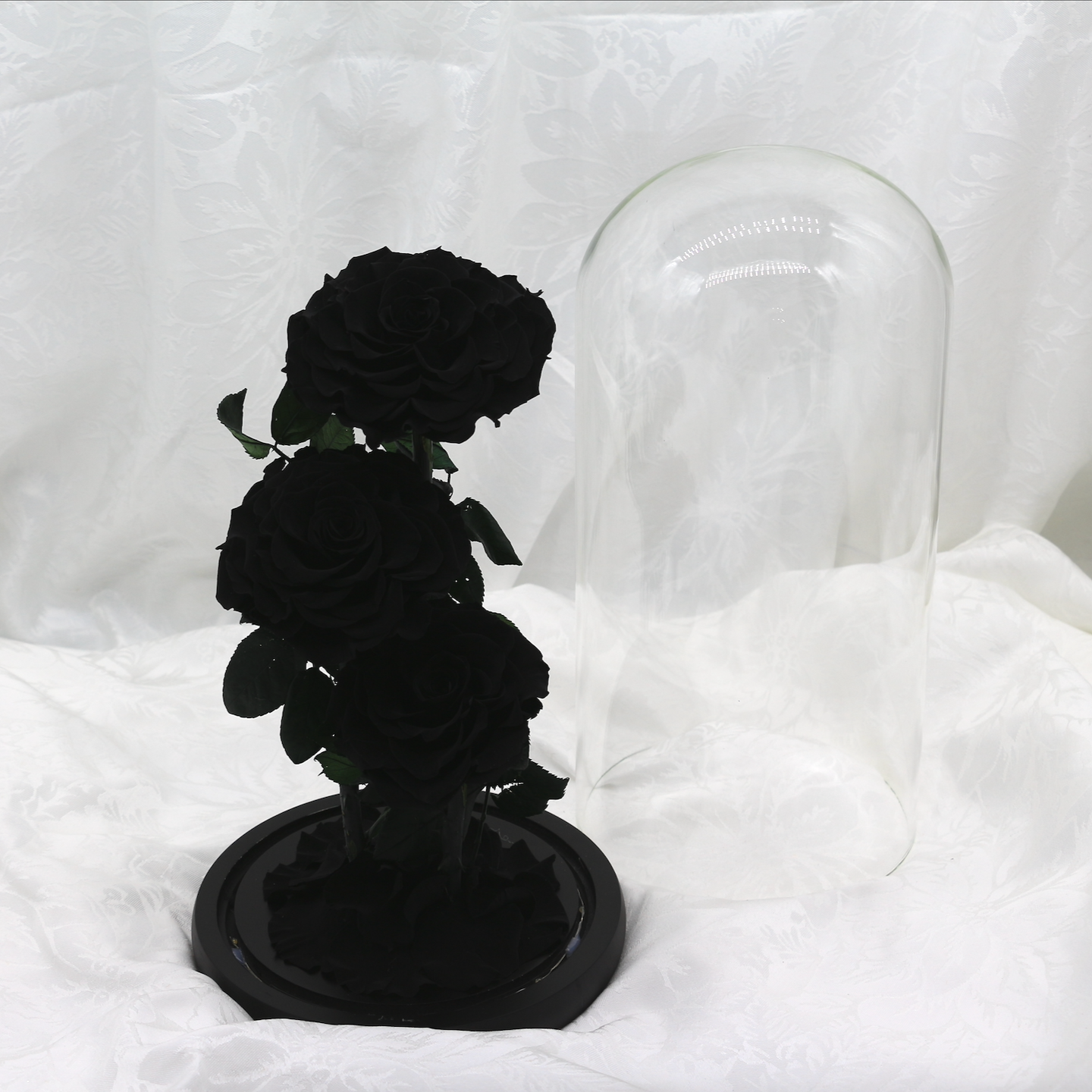 Large Noir Dome, 40cm