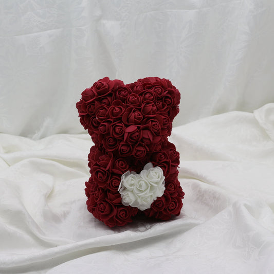 Scarlet with Heart Bear - 25cm