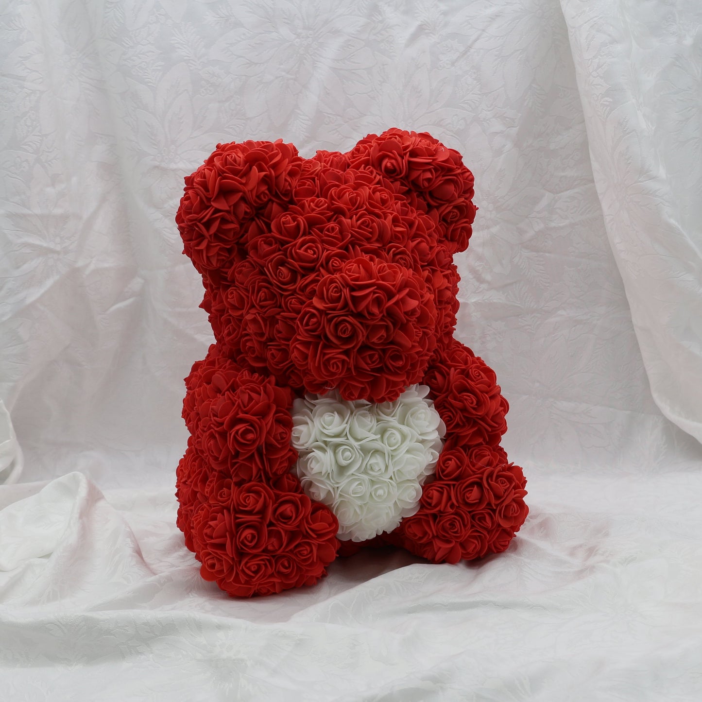 Large Blaze with White Heart Bear - 40cm