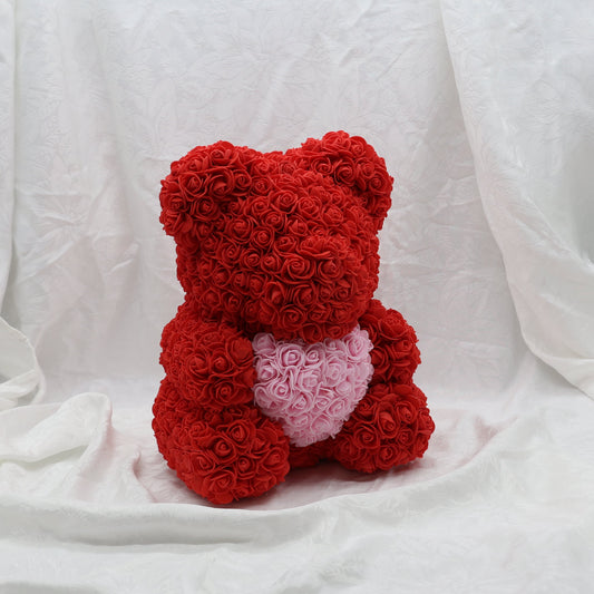 Large Blaze with Pink Heart Bear - 40cm
