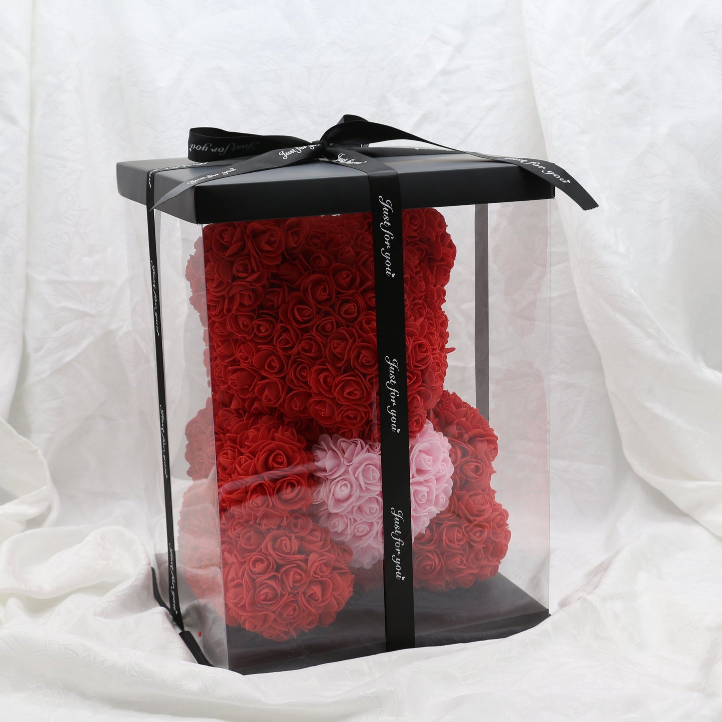 Large Blaze with Pink Heart Bear - 40cm