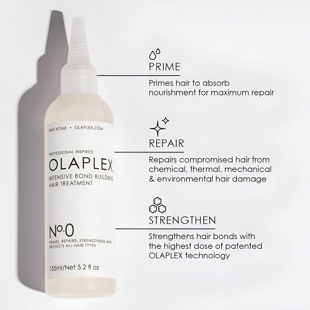 Nº.0 INTENSIVE BOND BUILDING HAIR TREATMENT 155mL