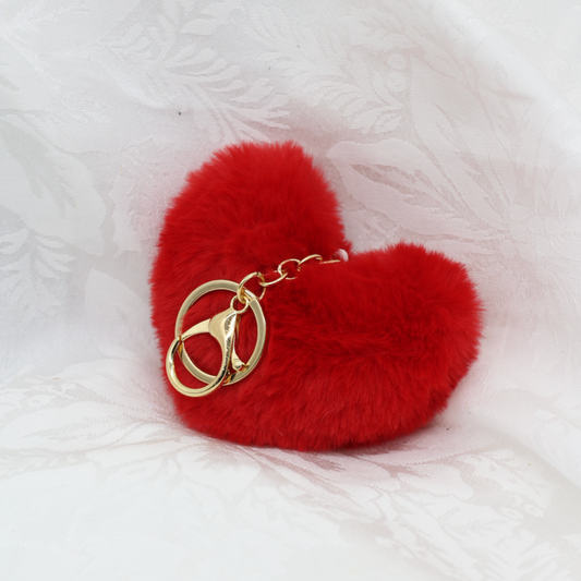 Blaze Heart Keychain